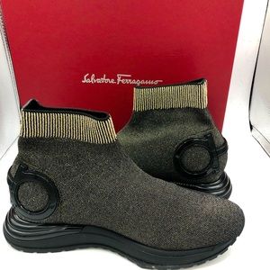 Ferragamo Gardena Sock Bootie